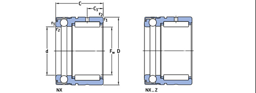 NX 25&nbsp;:شماره فنی بلبرینگ