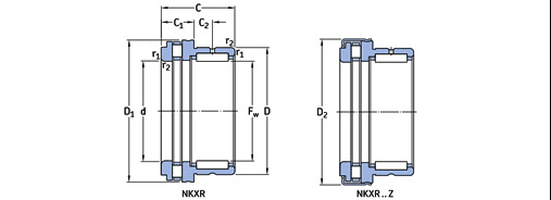 NKXR 35&nbsp;:شماره فنی بلبرینگ