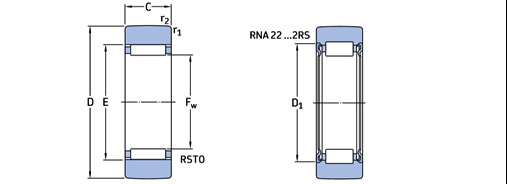 RNA 2201.2RS&nbsp;:شماره فنی بلبرینگ